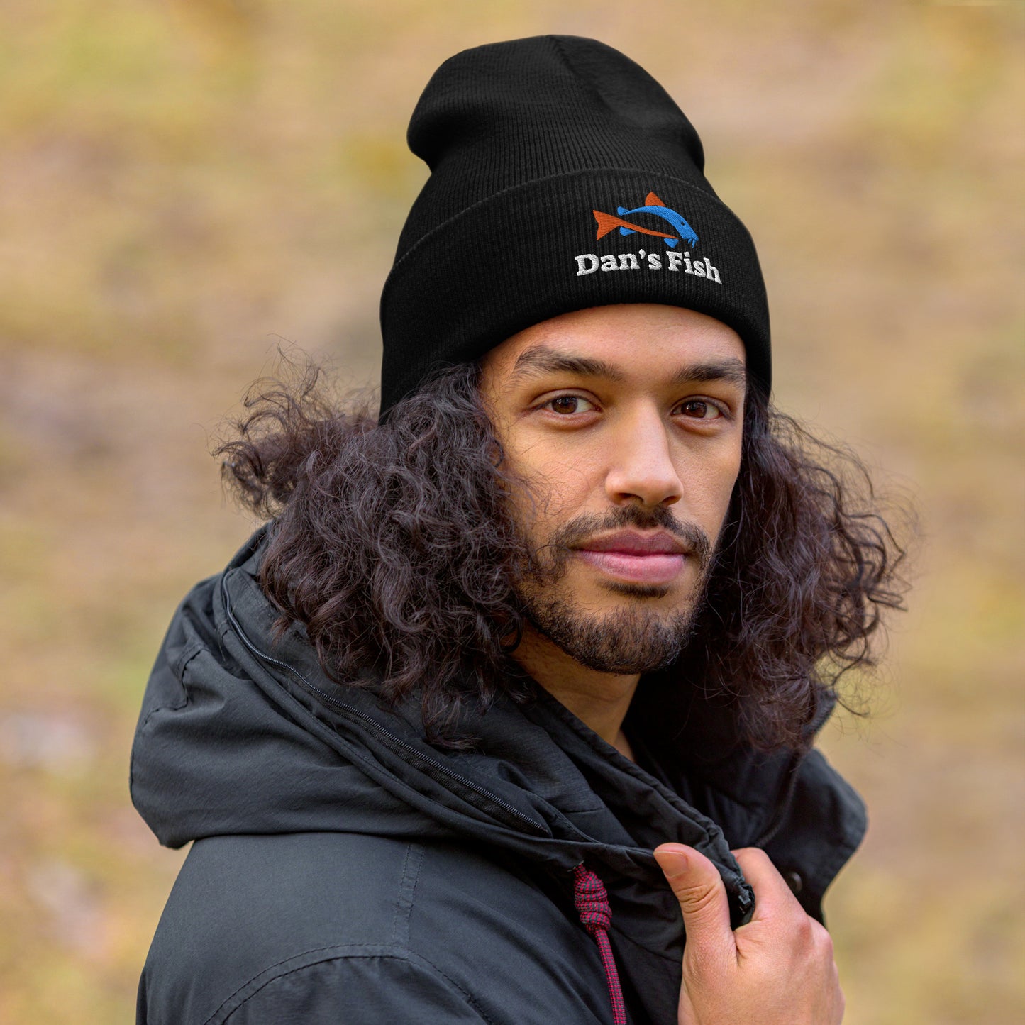 Orange Venezuelan Cory Cuffed Beanie