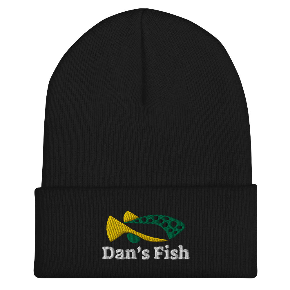 Spotted Congo Puffer Cuffed Beanie