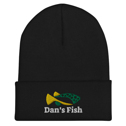 Spotted Congo Puffer Cuffed Beanie