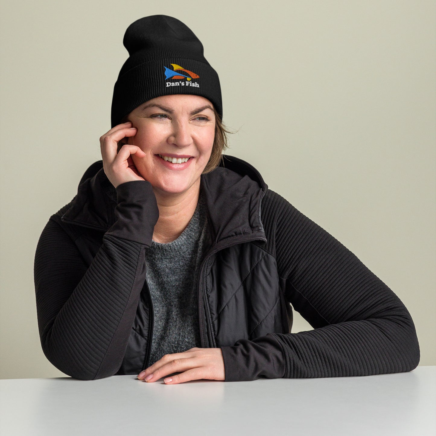 Aphyosemion bivittatum "Funge" Cuffed Beanie
