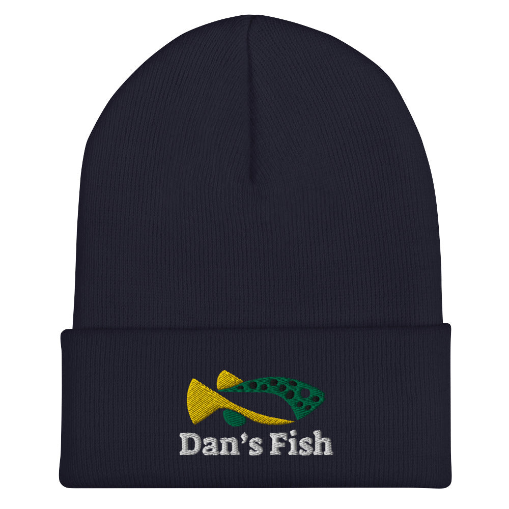 Spotted Congo Puffer Cuffed Beanie