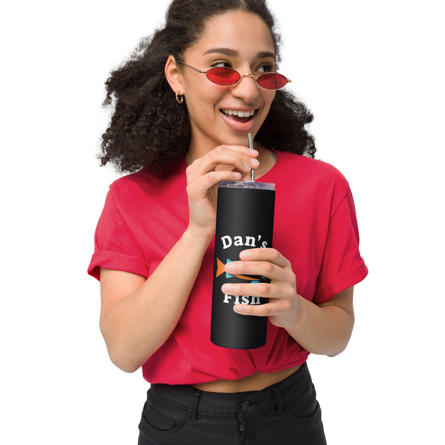 Orange Venezuelan Cory Stainless steel tumbler