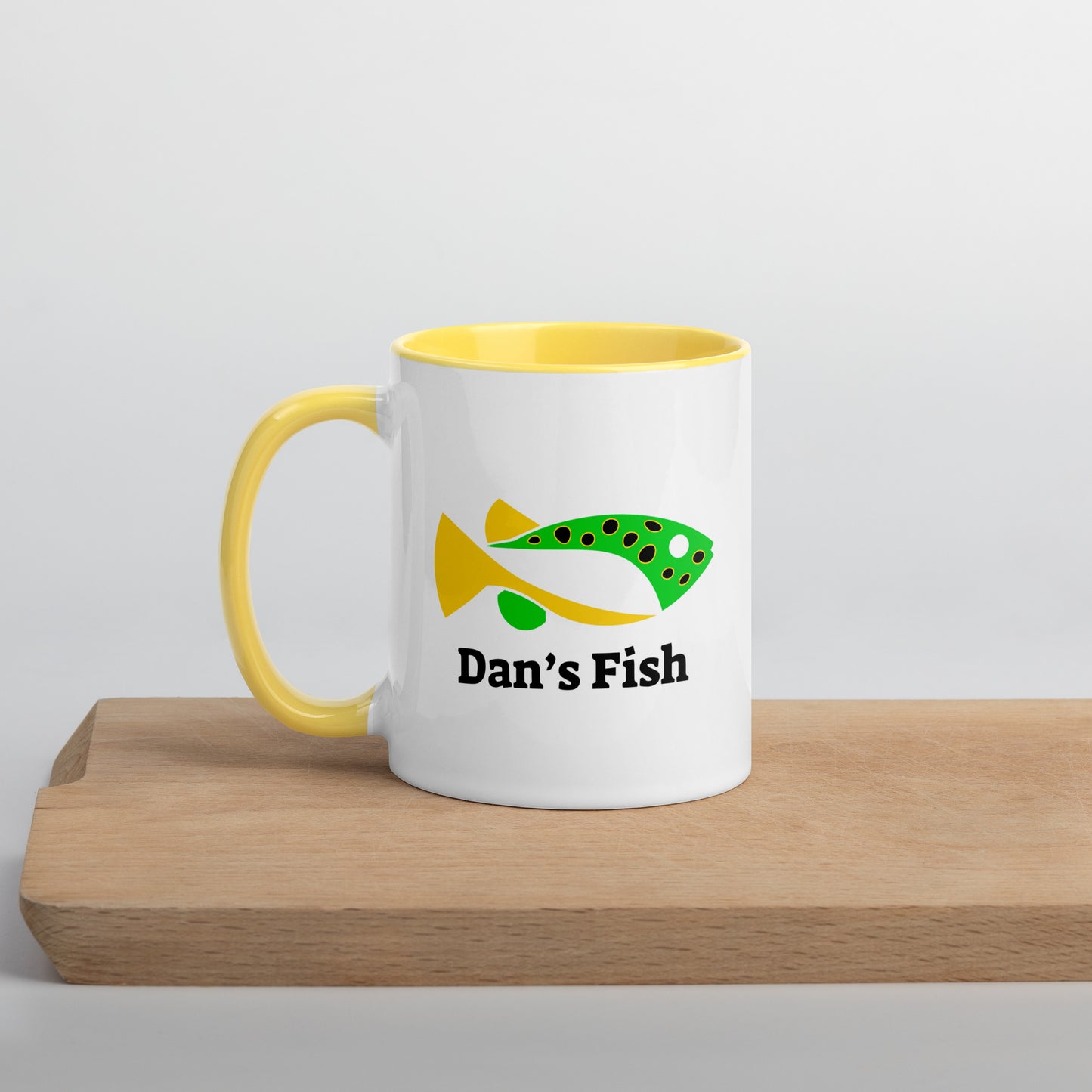 Spotted Congo Puffer Mug with Color Inside