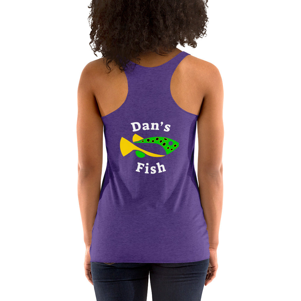 Spotted Congo Puffer Women's Racerback Tank