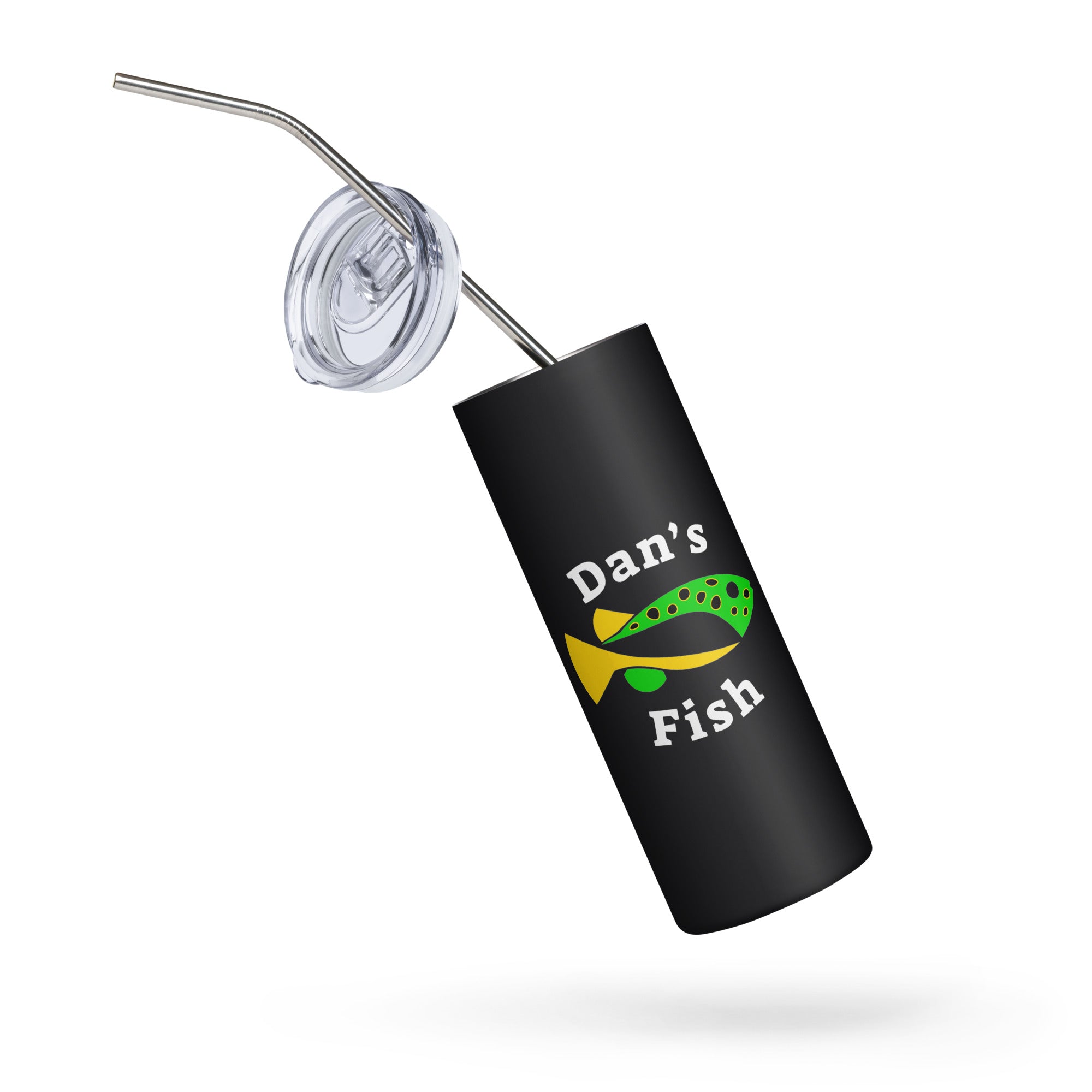 Spotted Congo Puffer Stainless steel tumbler – Dans Fish Merch